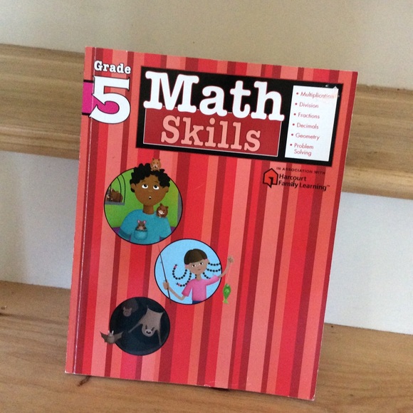 5th Grade Math Skills Workbook Harcourt Flash Kids - Picture 1 of 8